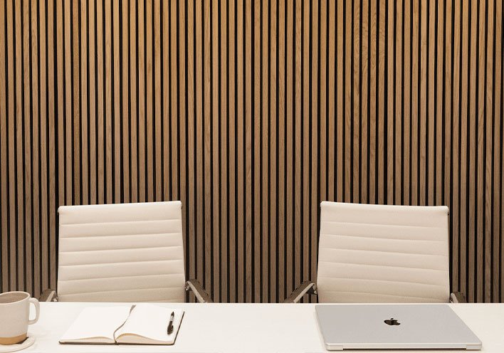 ahşap akustik duvar paneli