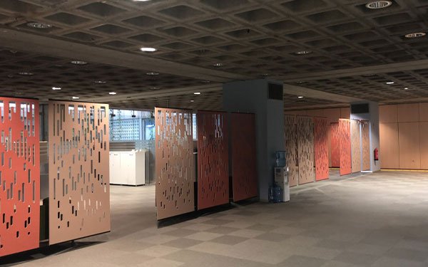 iga havalimanı felt keçe akustik perde uygulama