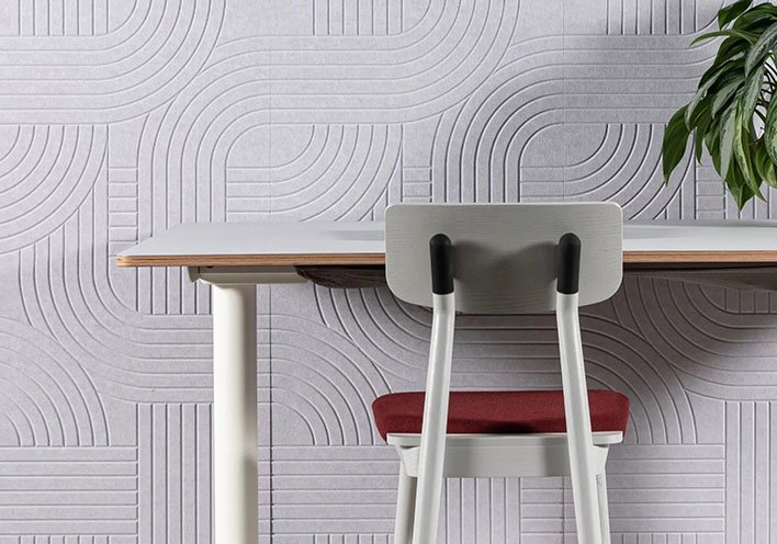 pet polyester keçe akustik duvar paneli